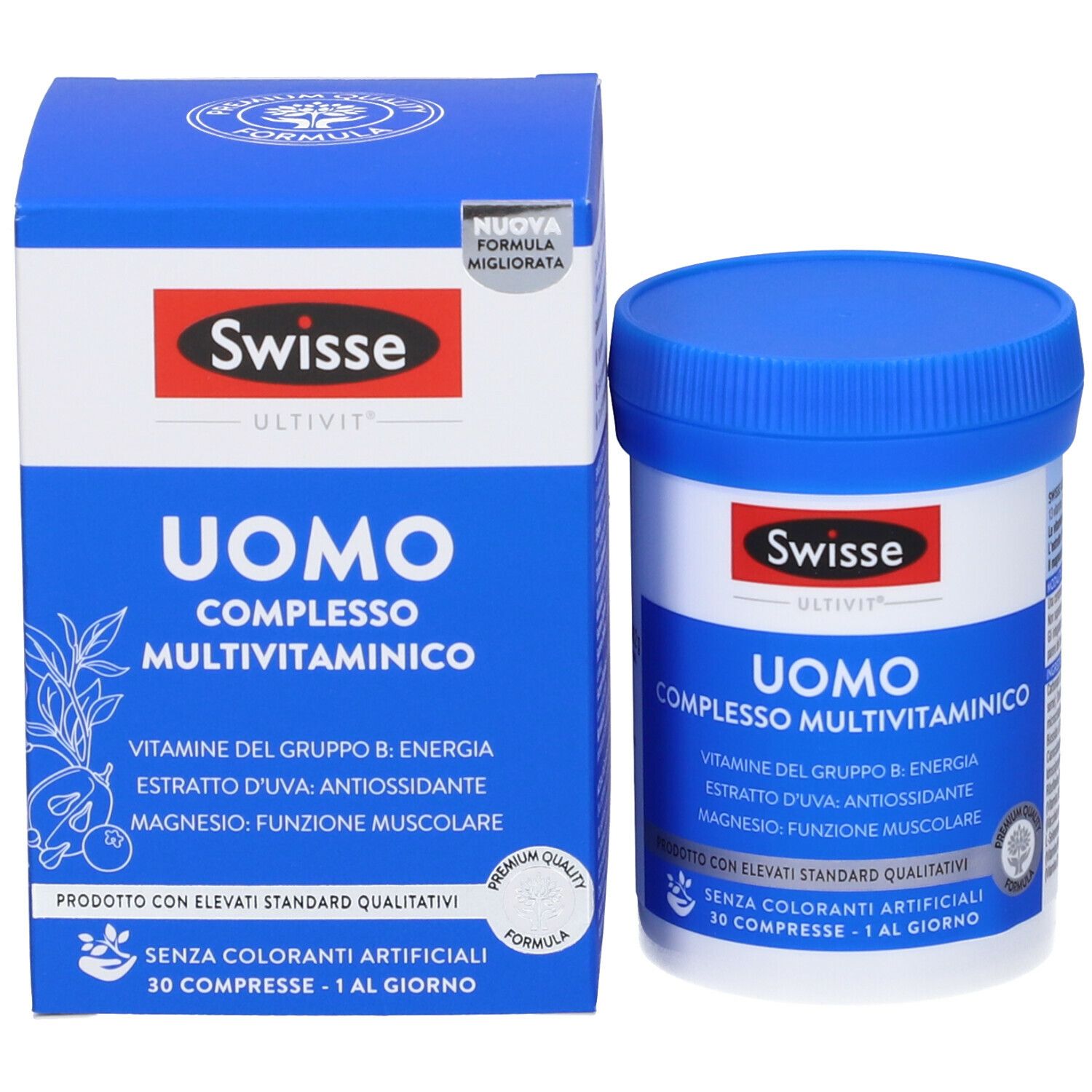 SWISSE UOMO - COMPLETTO MULTIVITAMINICO 30 COMPRESSE